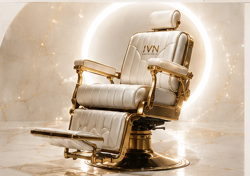 Scaunul de barber din salonul IVN Experience